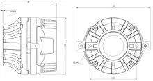 Driver 1 Inch B&C DH450H - 8 Ohm - Img 3