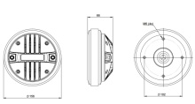 Driver 2 Inch B&C DE64TN- 8 Ohm - Img 2