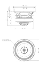 Difuzor Coaxial 8" 18 Sound 8CX650 8 Ohm - Img 3