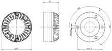 Difuzor driver 1 Inch B&C DE360 - 16 Ohm - Img 2