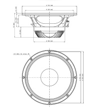 Difuzor woofer 12 inch 18 Sound 12ND830 8 Ohm - Img 3