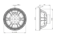 Difuzor woofer 12 inch B&C 12NDL88 - 16 Ohm - Img 4