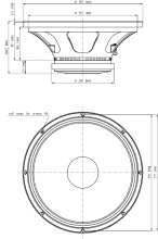 Difuzor woofer 15 inch 18 Sound 15W700 4 Ohm - Img 3
