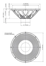 Difuzor woofer 21 inch 18 Sound 21iD 2 Ohm - Img 3