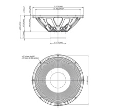 Difuzor woofer 21 inch 18 Sound 21NLW9001 8 Ohm - Img 3