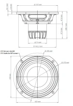 Difuzor woofer 6.5 inch 18 Sound 6NTL2000 8 Ohm - Img 3