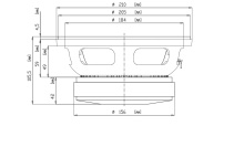 Difuzor woofer 8 inch 18 Sound 8M400F 8 Ohm - Img 2