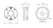 Difuzor driver 1.3 Inch B&C DE910TN - 16 Ohm - Img 2