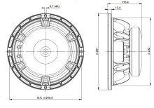 Difuzor woofer 10 inch B&C 10FW64 - 8 Ohm - Img 4
