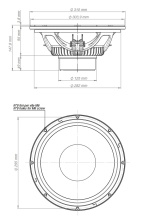 Difuzor woofer 12 inch 18 Sound 12ND940 8 Ohm - Img 3