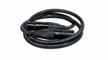 Cablu mufat Klotz MC2000 2x0.22mm - Neutrik XLR NC3MXX+FXX-B 2m