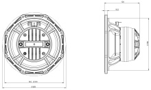 Difuzor coaxial 8 Inch B&C 8CXN64 - 8 Ohm - Img 4