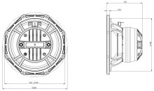 Difuzor coaxial 8 Inch B&C 8CXN64 - 8 Ohm - Img 4