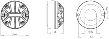 Difuzor driver 1 Inch B&C DE110 - 8 Ohm - Img 2