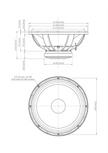 Difuzor woofer 18 inch 18 Sound 18LW1251 8 Ohm - Img 3