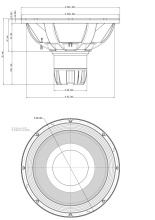 Difuzor woofer 18 inch 18 Sound 18NTLW5000 8 Ohm - Img 3