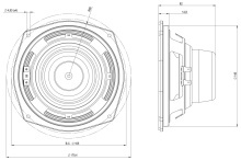 Difuzor woofer 6.5 inch B&C 6CLA51 - 8 Ohm - Img 4