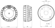 Driver Coaxial 1.4 Inch B&C DCX464- 16 Ohm - Img 3
