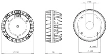 Driver Coaxial 1.4 Inch B&C DCX464- 16 Ohm - Img 3
