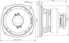 Difuzor coaxial 5 Inch B&C 5FCX44 - 8 Ohm - Img 4
