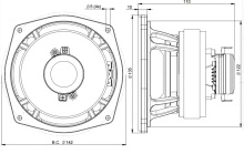 Difuzor coaxial 5 Inch B&C 5FCX44 - 8 Ohm - Img 4