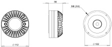 Difuzor driver 1.4 Inch B&C DE780TN - 8 Ohm - Img 2