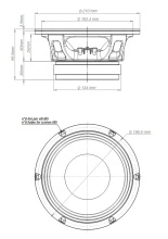 Difuzor woofer 8 inch 18 Sound 8MB500 8 Ohm - Img 3