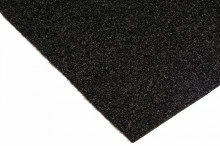 Mocheta premium antracit (negru cu insertii gri) 1.62m Latime