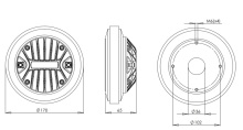 Difuzor driver 1.4 Inch B&C DE90TN- 8 Ohm - Img 2
