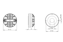 Driver 1.4 Inch B&C DE680TN - 8 Ohm - Img 2