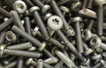 Surub Torx M6X35 x 50 Buc, cap bombat, negru