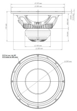 Difuzor Coaxial 12" 18 Sound 12NCX910 8 Ohm - Img 3