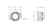 Difuzor driver 0.75 Inch B&C DE7 - 16 Ohm - Img 2
