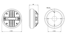 Difuzor driver 1.4 Inch B&C DE60TN- 8 Ohm - Img 2