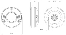 Difuzor driver 1.4 Inch B&C DE82- 16 Ohm - Img 2