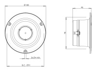 Difuzor tweeter 1.25 Inch B&C 15HTX100 - 8 Ohm - Img 2
