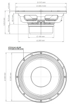 Difuzor woofer 12 inch 18 Sound 12NLW9410 8 Ohm - Img 3