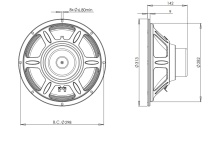 Difuzor woofer 12 inch B&C 12CL76 - 8 Ohm - Img 4
