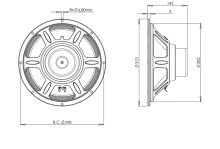 Difuzor woofer 12 inch B&C 12CL76 - 8 Ohm - Img 4