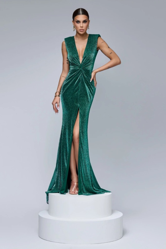 Rochie BBY Lunga Eleganta Verde