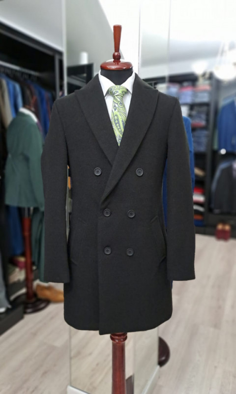 Palton Negru Elegant