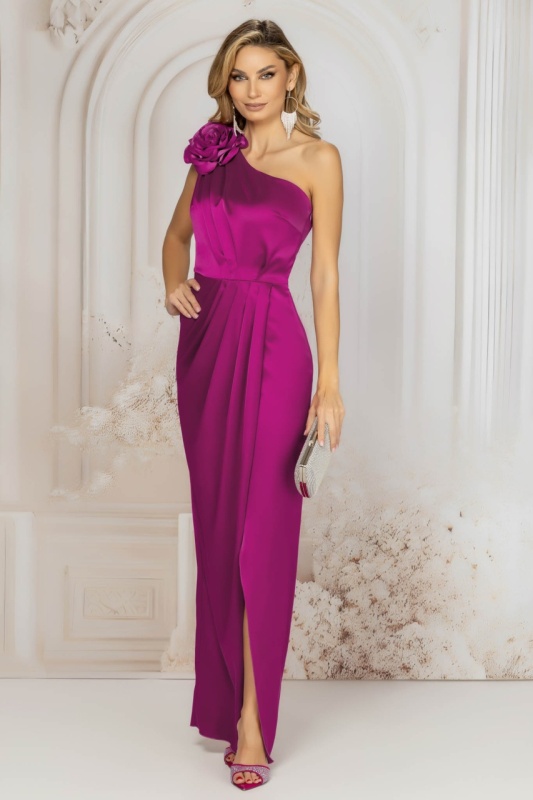 Rochie Pretty Girl Lunga Magenta