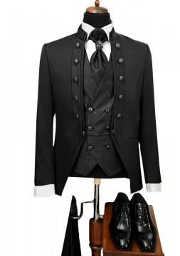 Costum Ceremonie Slim Fit Negru - Img 1