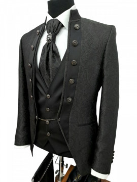 Costum Ceremonie Slim Fit Negru - Img 2