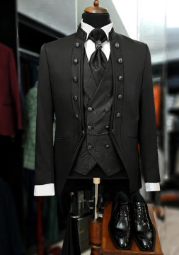 Costum Ceremonie Slim Fit Negru - Img 2