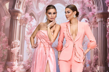 Rochie BBY Lunga Eleganta Somon - Img 4