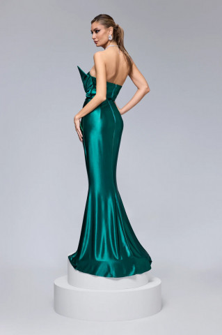 Rochie BBY Lunga Eleganta Verde - Img 2