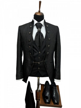 Costum Ceremonie Slim Fit Negru - Img 1