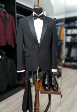 Costum Ceremonie Slim Fit Negru - Img 3