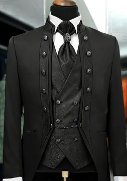 Costum Ceremonie Slim Fit Negru - Img 3